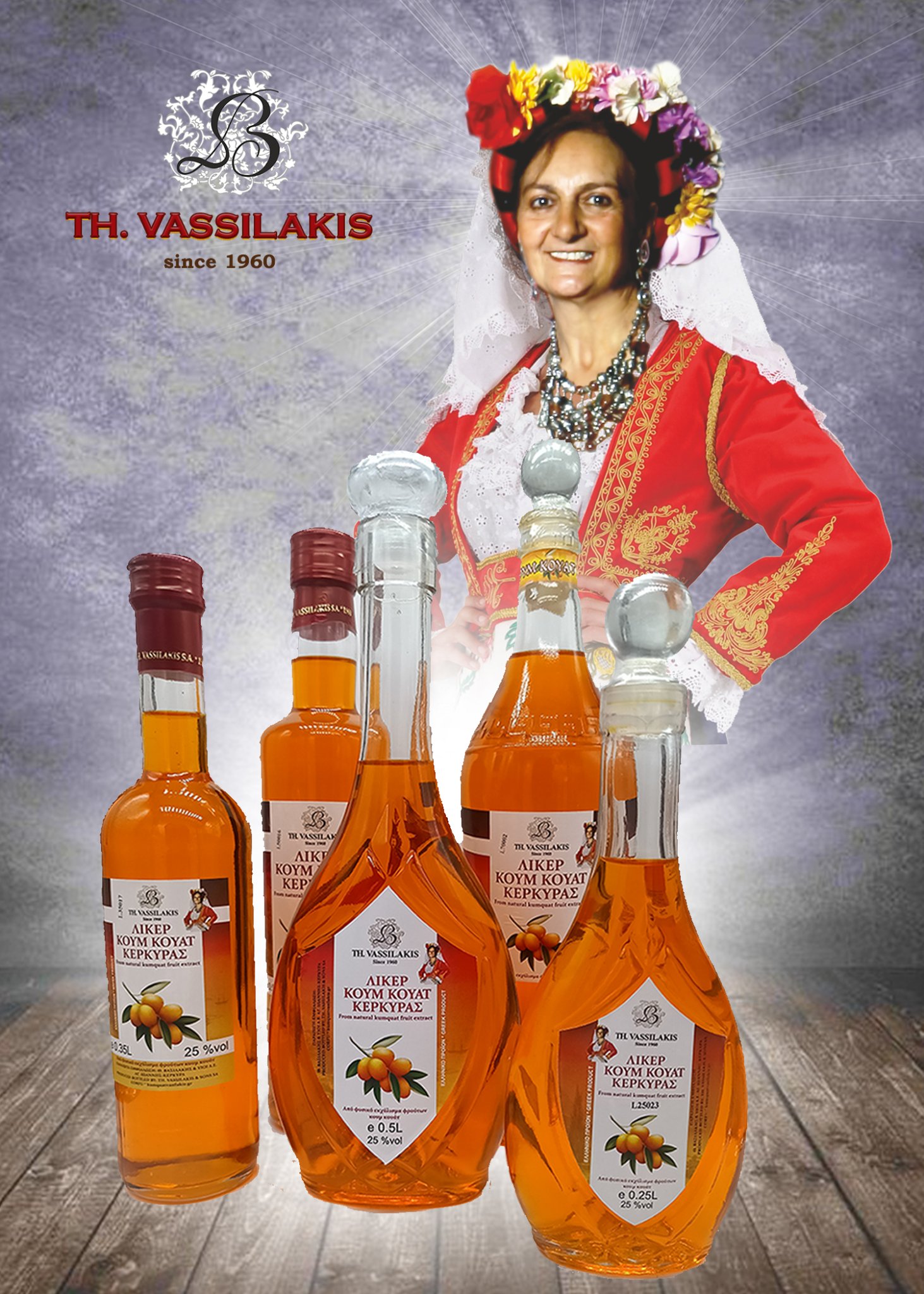 Vassilakis Korfu Kumquat likér 2